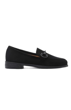 Buckle Loafer in Black