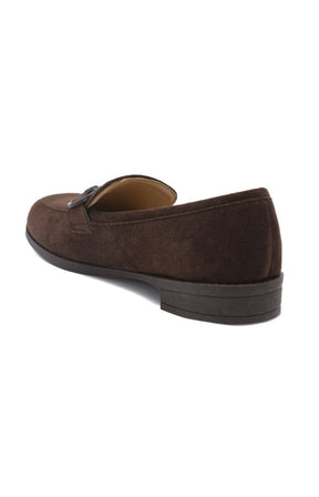 Buckle Loafer in Brown