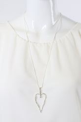 Calla Necklace in Silver