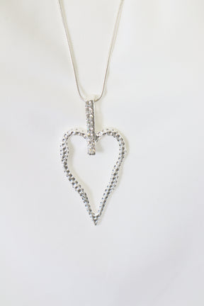 Calla Necklace in Silver