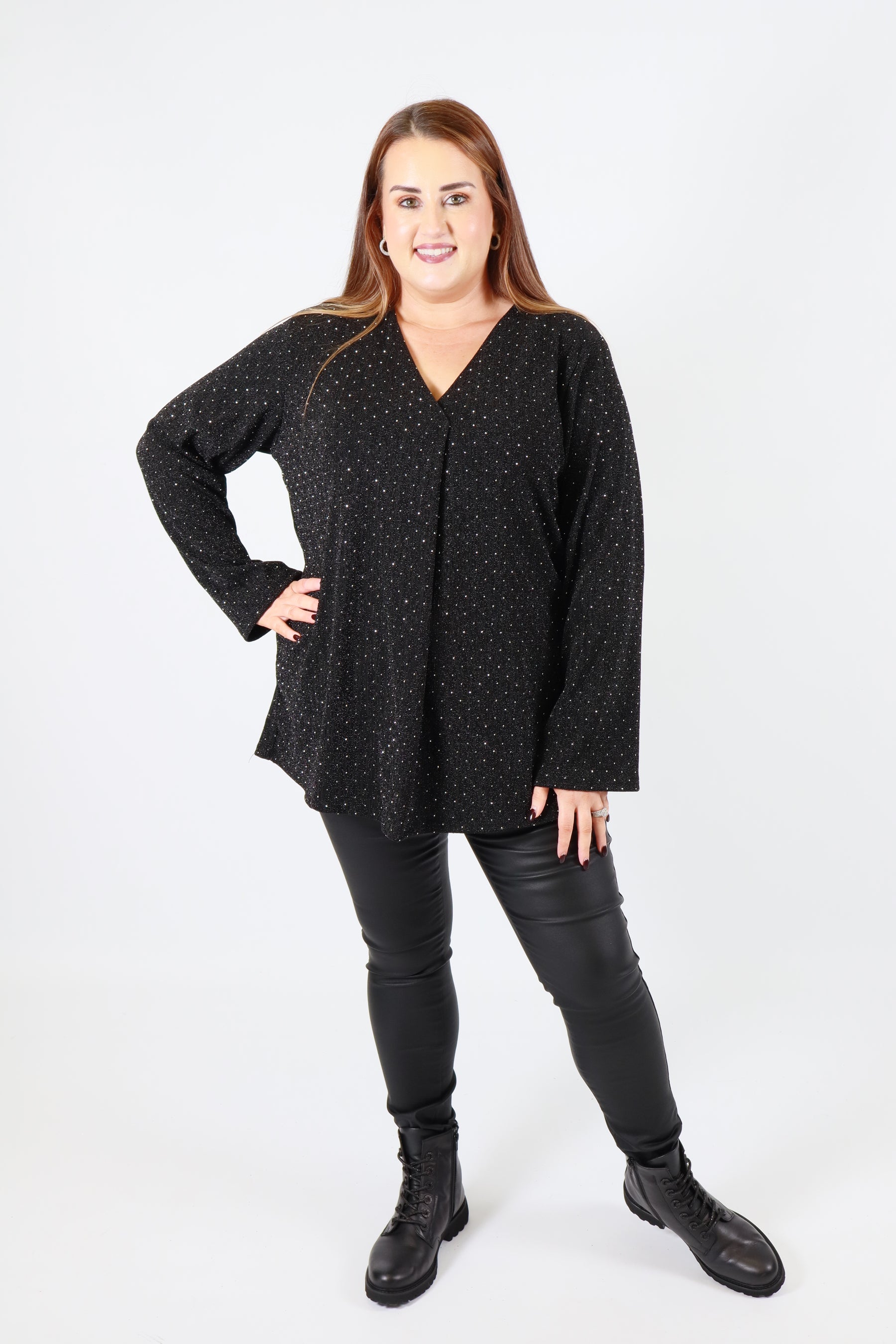 Carmen Blouse in Black