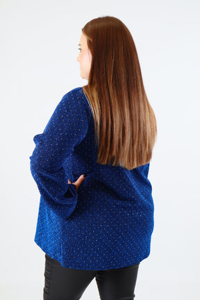 Carmen Blouse in Blue