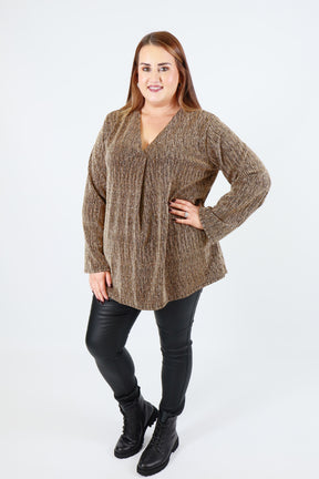 Carmen Blouse in Gold