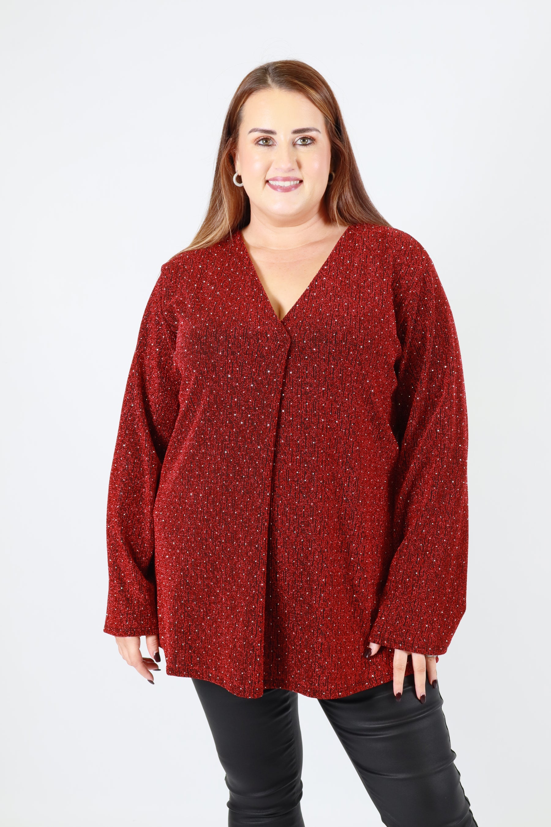 Carmen Blouse in Red