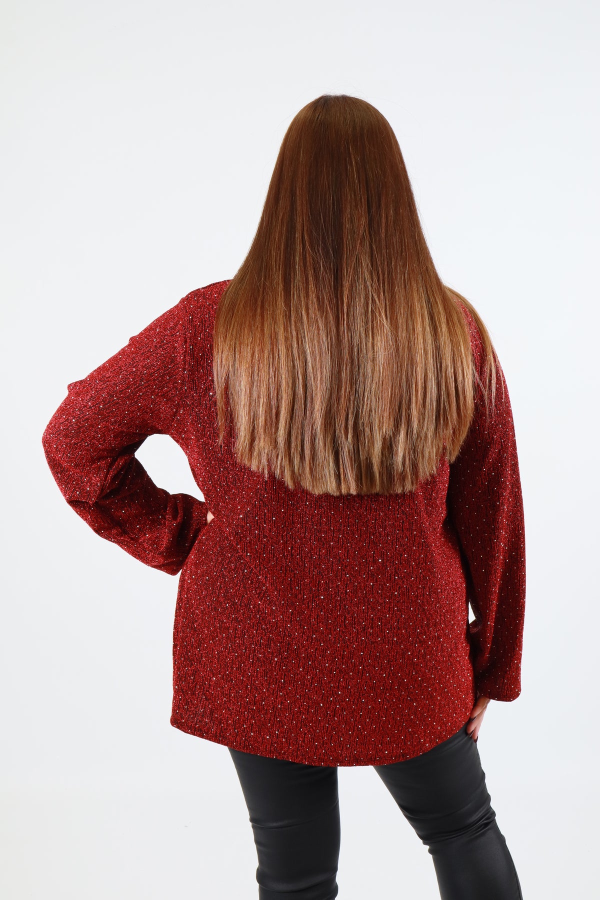 Carmen Blouse in Red