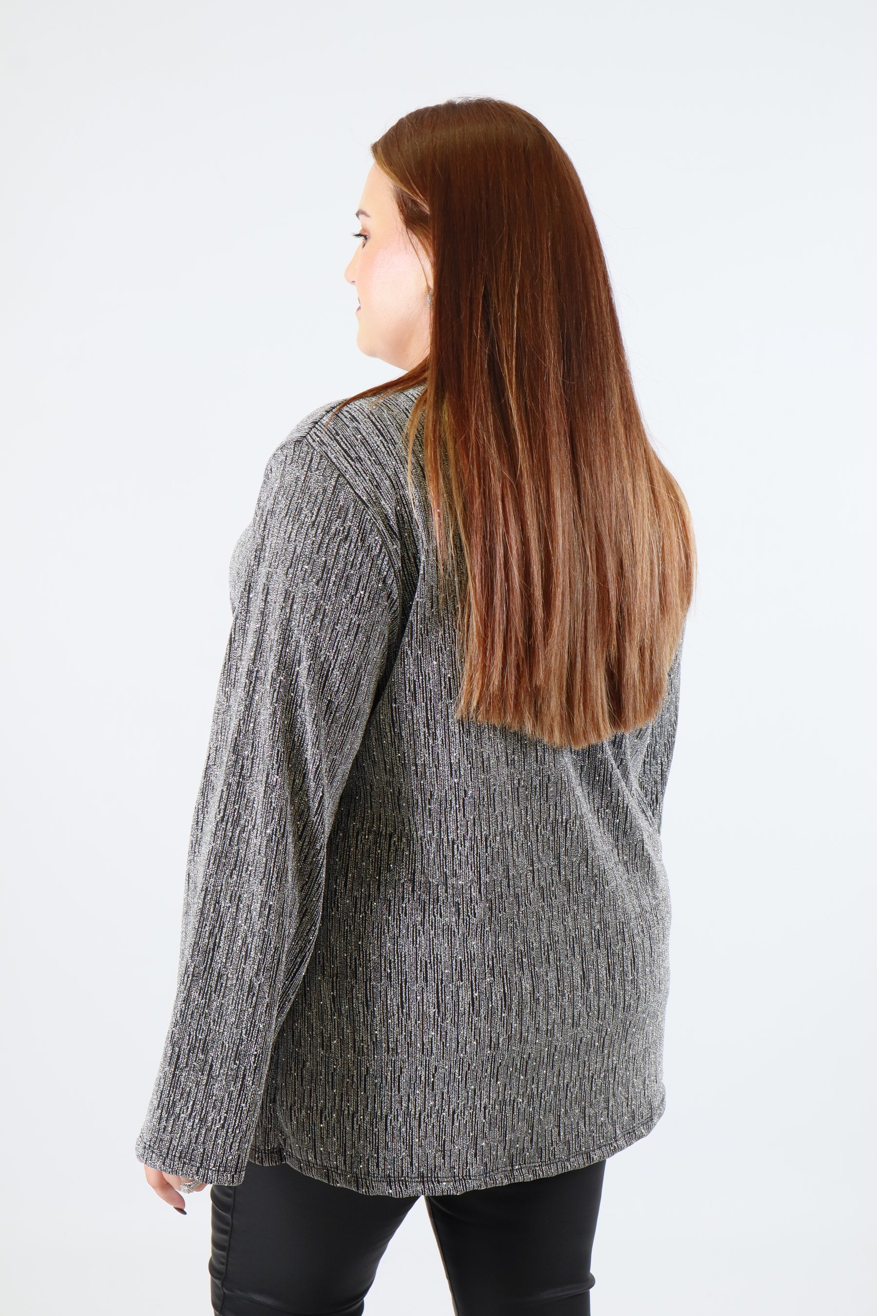 Carmen Blouse in Silver