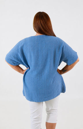 Cathy Blouse in Blue 