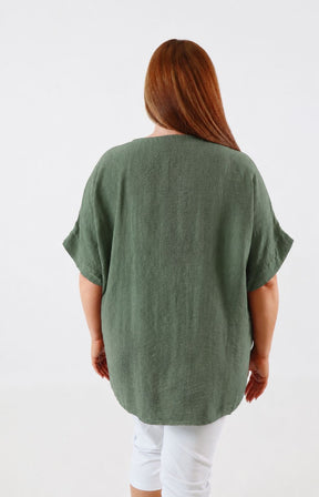 Cathy Blouse in Khaki 
