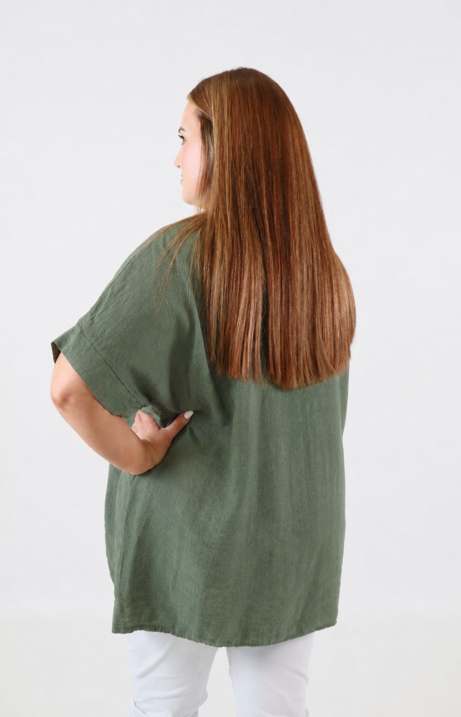 Cathy Blouse in Khaki 