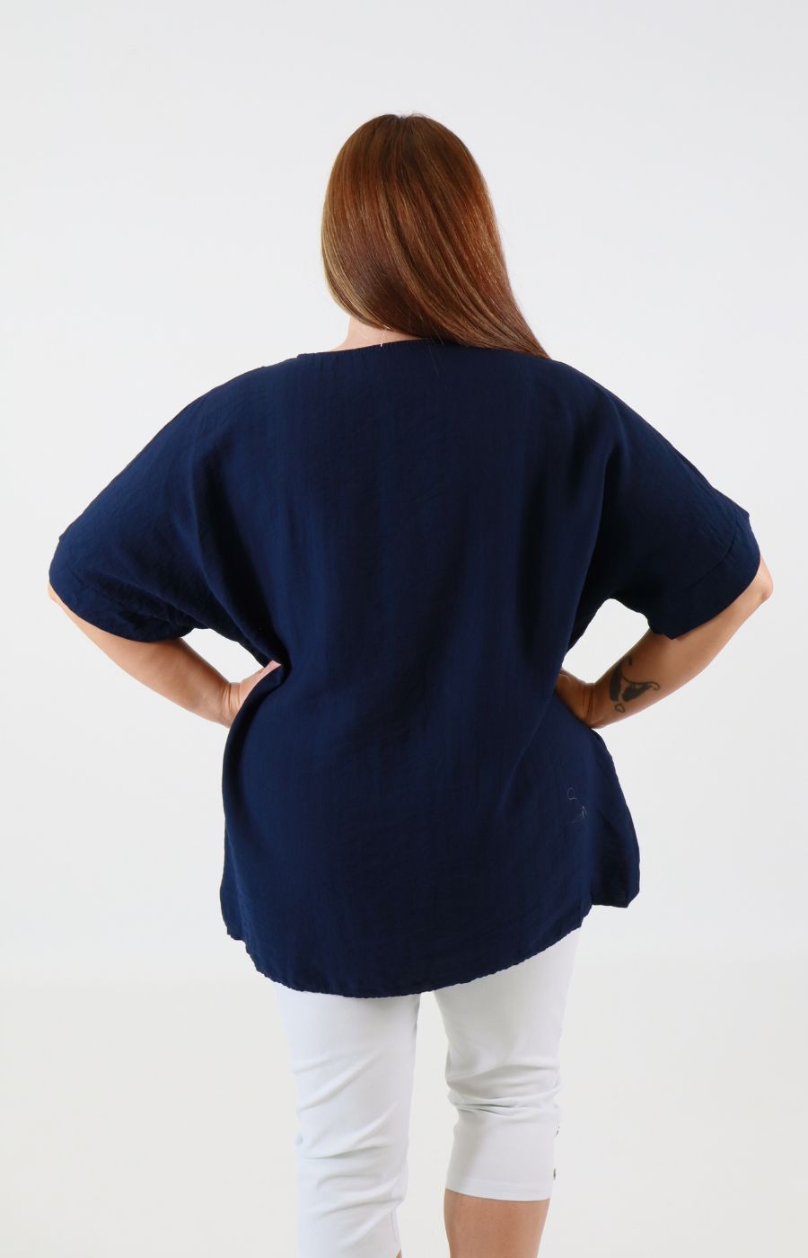 Cathy Blouse in Navy 
