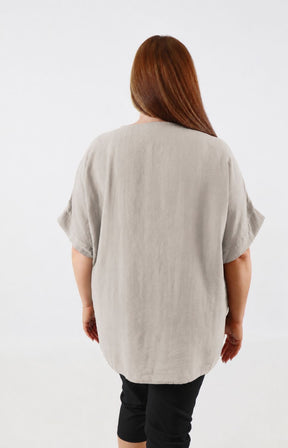 Cathy Blouse in Taupe 