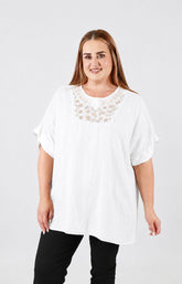 Cathy Blouse in White 