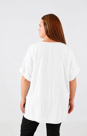 Cathy Blouse in White 