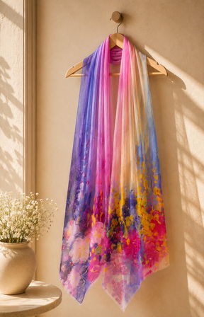 Celia Scarf in Purple 