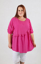 Clare Blouse in Fuchsia 