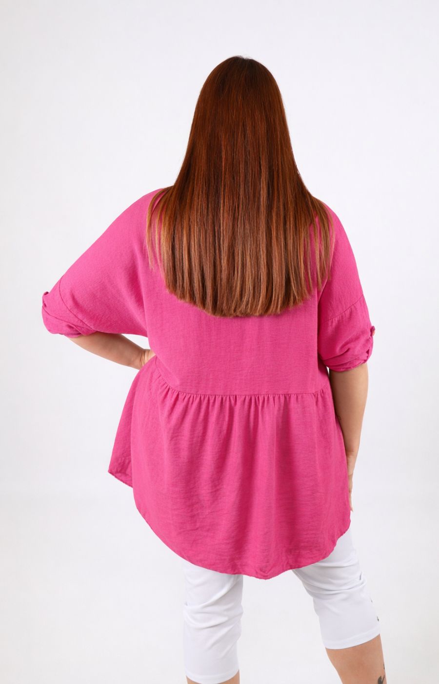 Clare Blouse in Fuchsia 