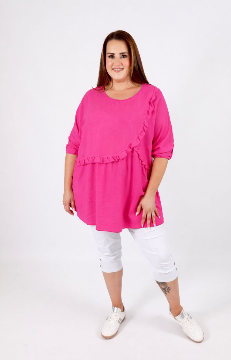 Clare Blouse in Fuchsia 