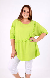 Clare Blouse in Lime 