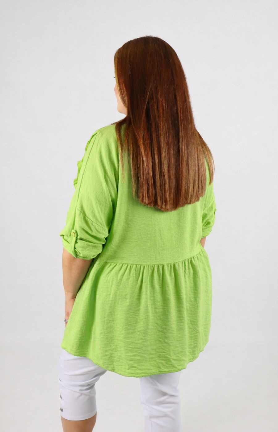 Clare Blouse in Lime 
