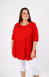 Clare Blouse in Red 