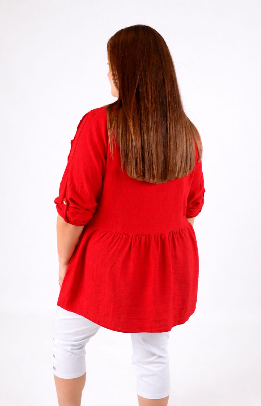 Clare Blouse in Red 