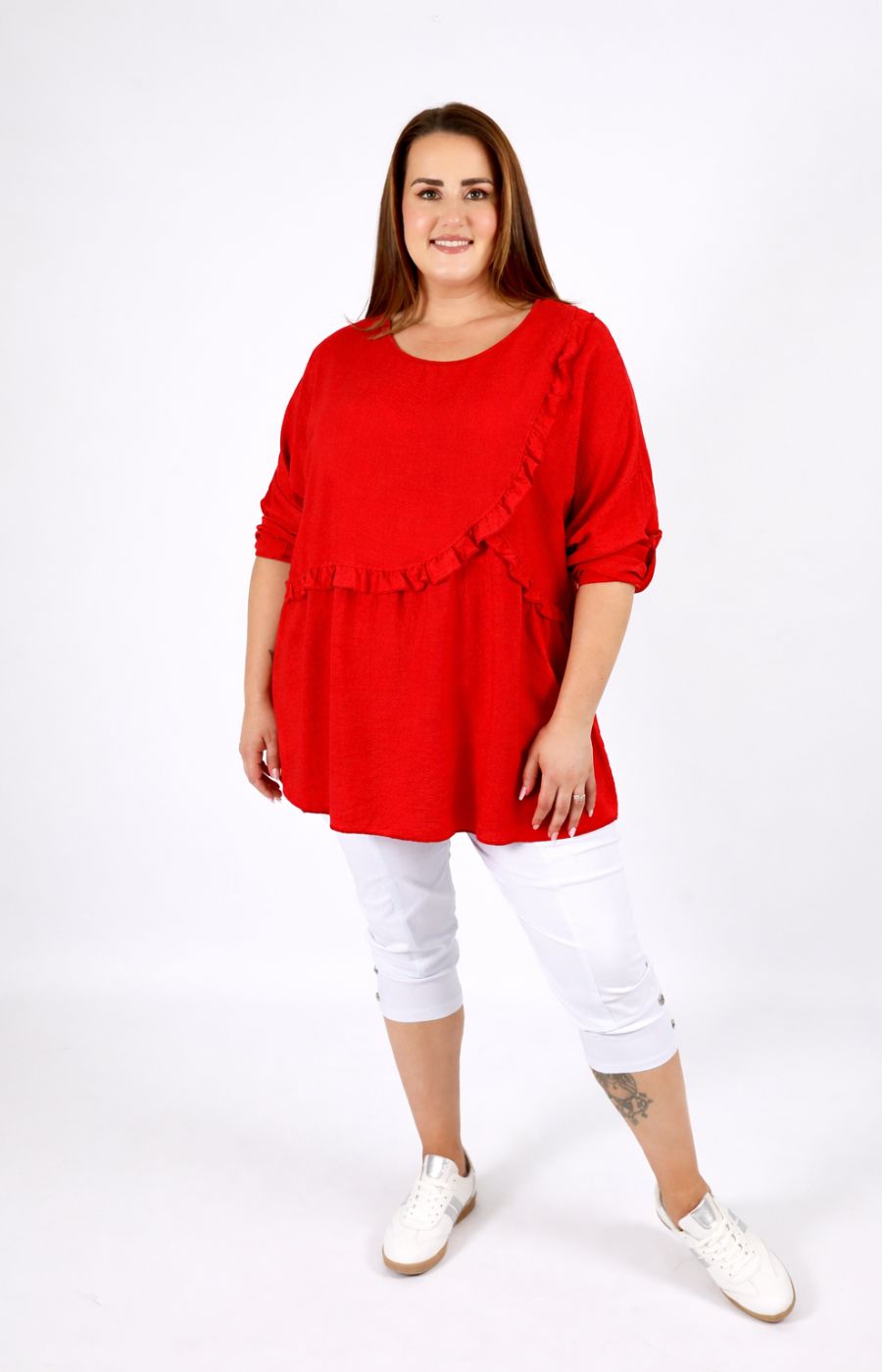 Clare Blouse in Red 