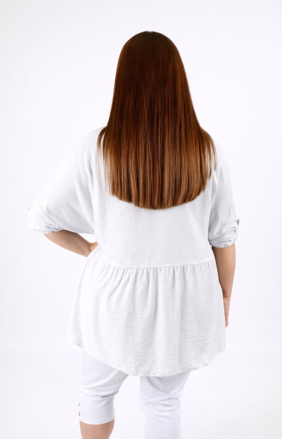 Clare Blouse in White 