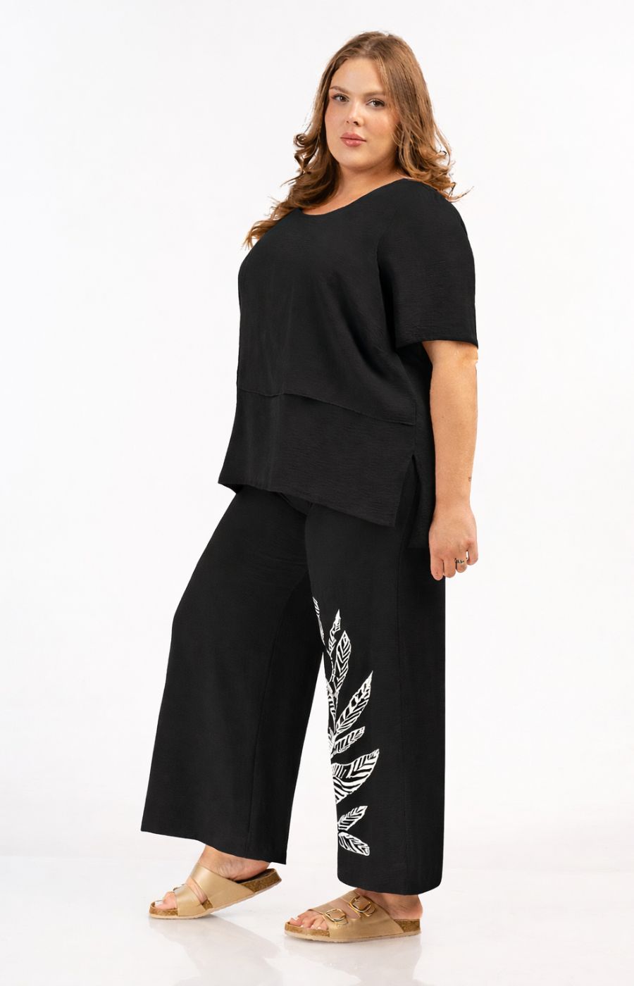 Curviss Co-Ord in Black 