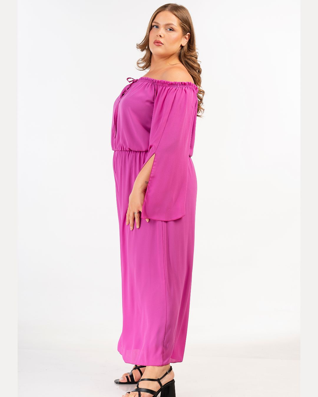 Curviss Jumpsuit in Fuchsia 