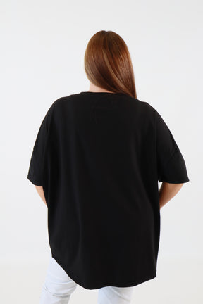 Daisy T-Shirt in Black 