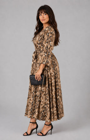 Dani Dress in Snake Print 