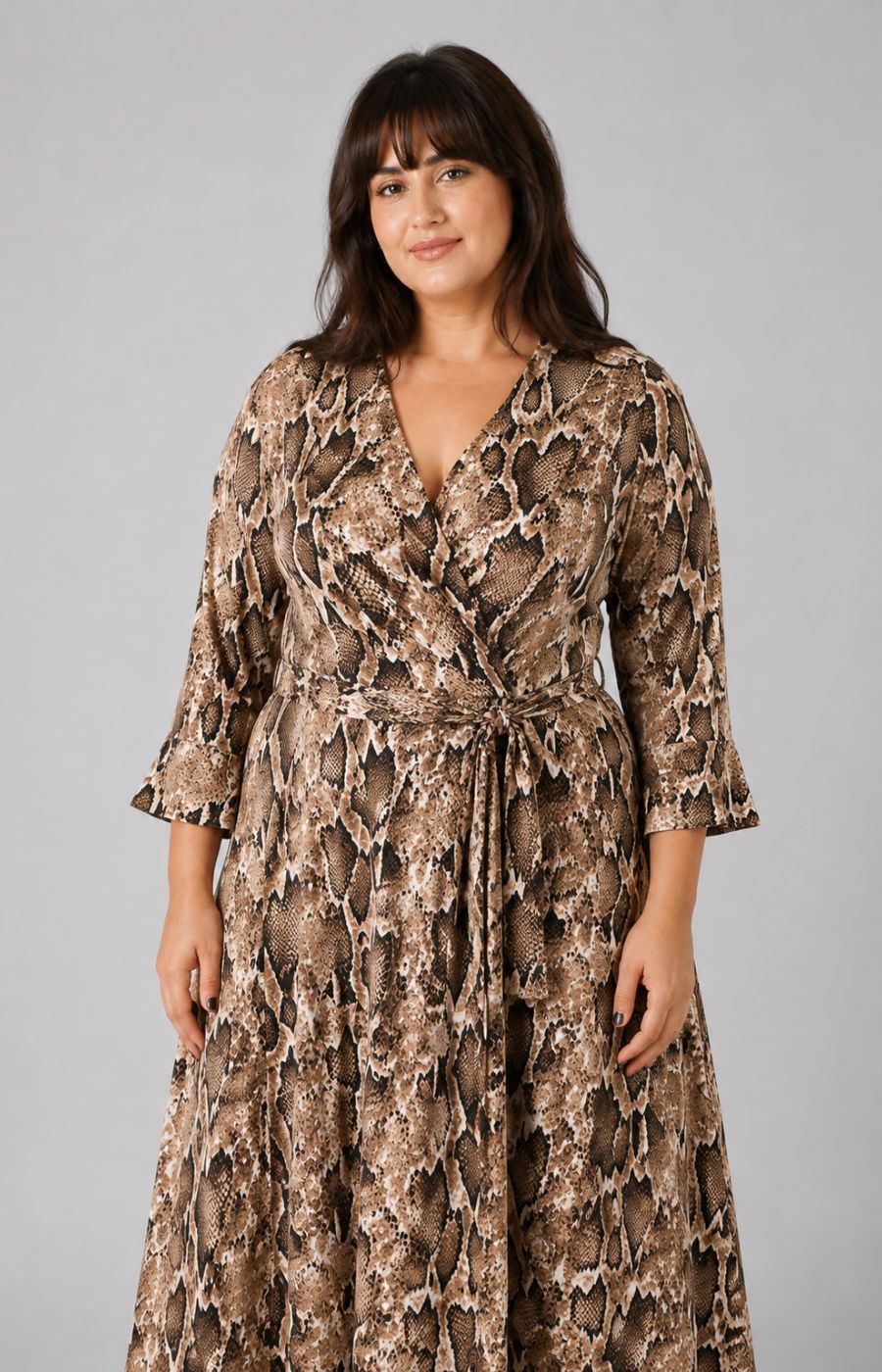 Dani Dress in Snake Print 