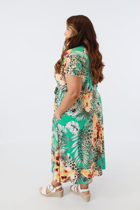Dani Dress in Wild Turquoise