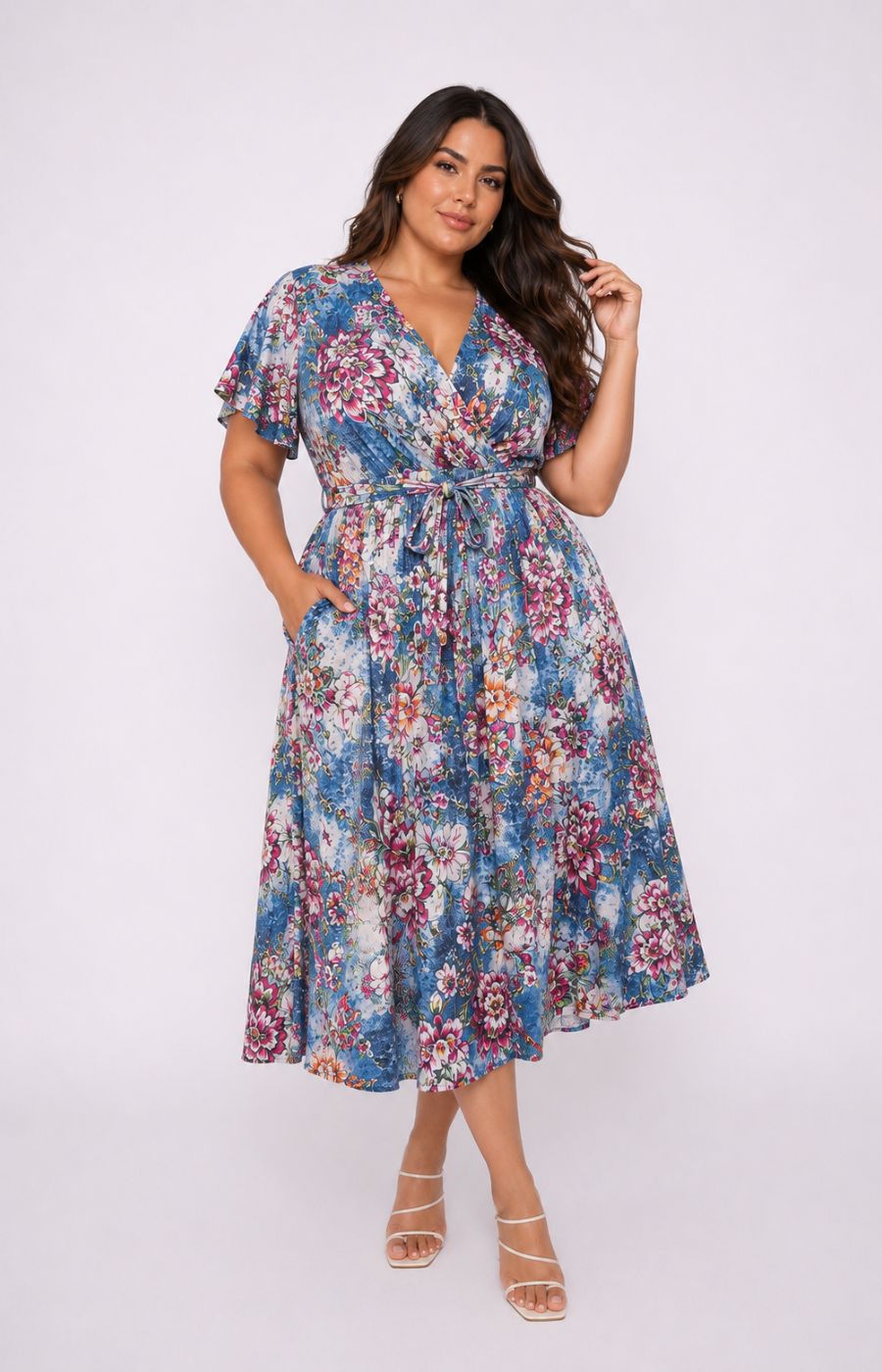Dani Short Sleeve Dress in Boho Paisley 