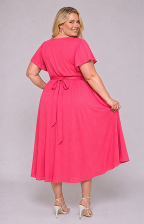 Dani Short Sleeve Dress in Coral  