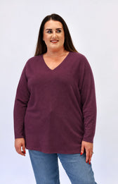 Daniela Jumper in Plum 