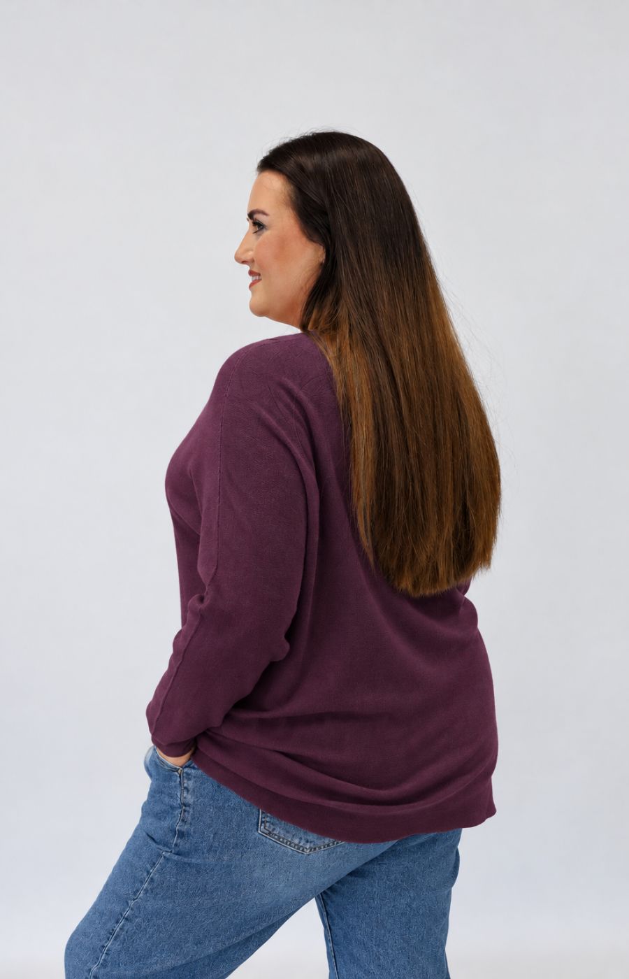 Daniela Jumper in Plum 