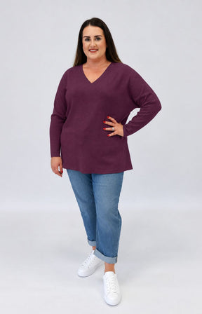 Daniela Jumper in Plum 