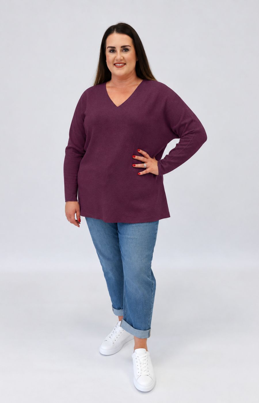 Daniela Jumper in Plum 