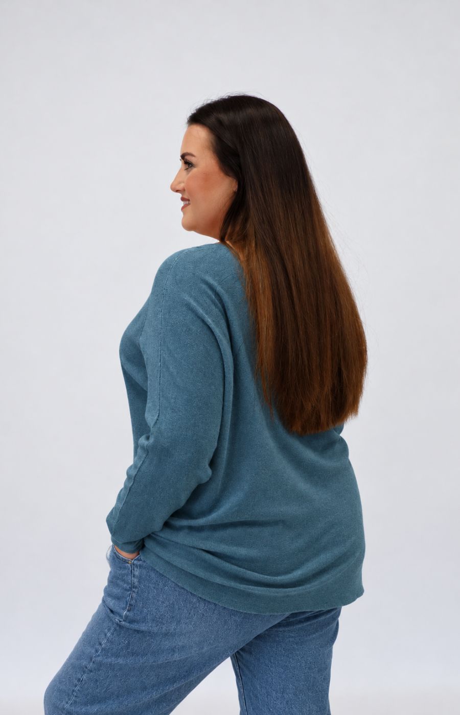 Daniela Jumper in Teal 