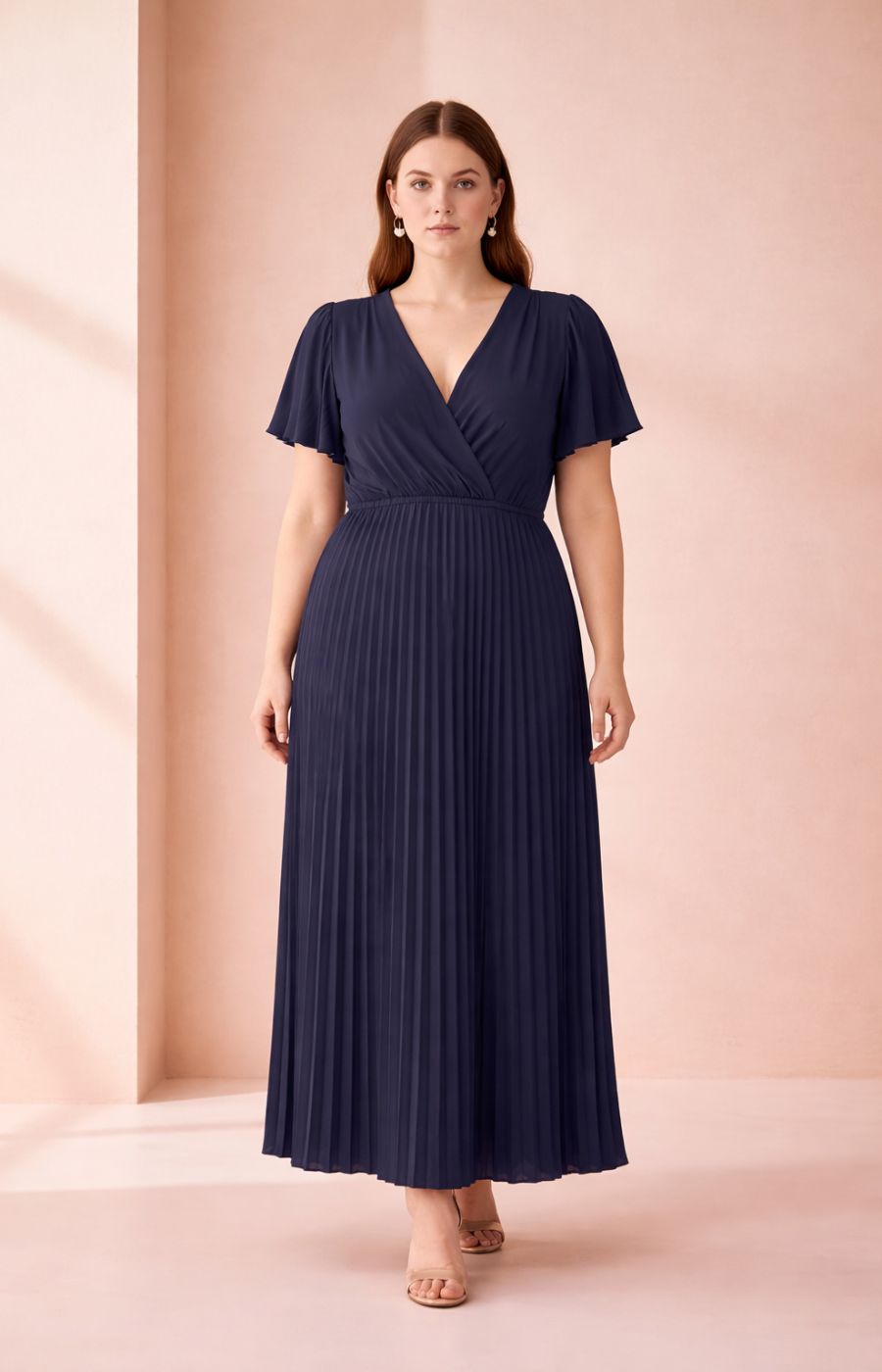 Daphne Dress in Navy 