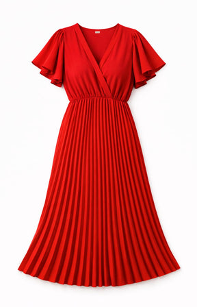 Daphne Dress in Red 