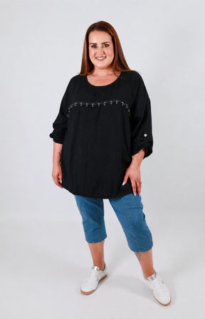 Dara Blouse in Black 