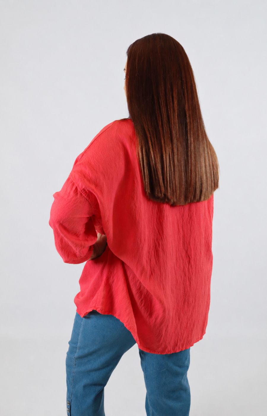 Dara Blouse in Coral 