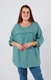 Dara Blouse in Khaki 