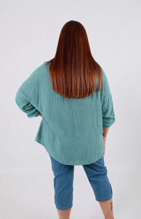  Dara Blouse in Khaki 