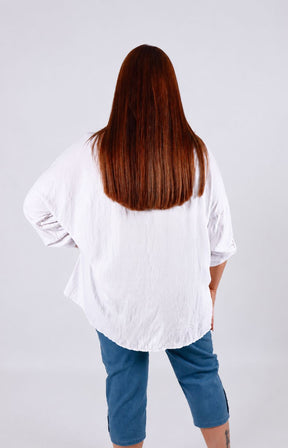 Dara Blouse in White 