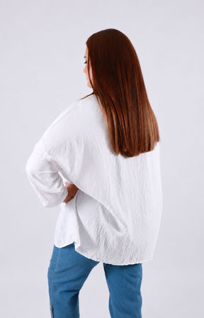 Dara Blouse in White 