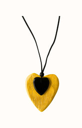 Eden Heart Necklace in Yellow