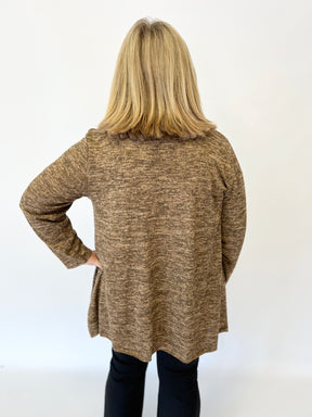 Eden Leopard Top in Tan